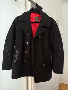 値下げ不可【サイズ38】schott × htc US PEA COAT 楽天市場】Schott×HTC PEA COAT/STUDDED PEA JACKET ショット