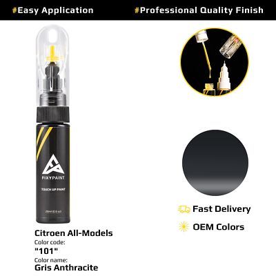 Touch up Paint for Citroen All Models Code: 101 Gris Anthracite