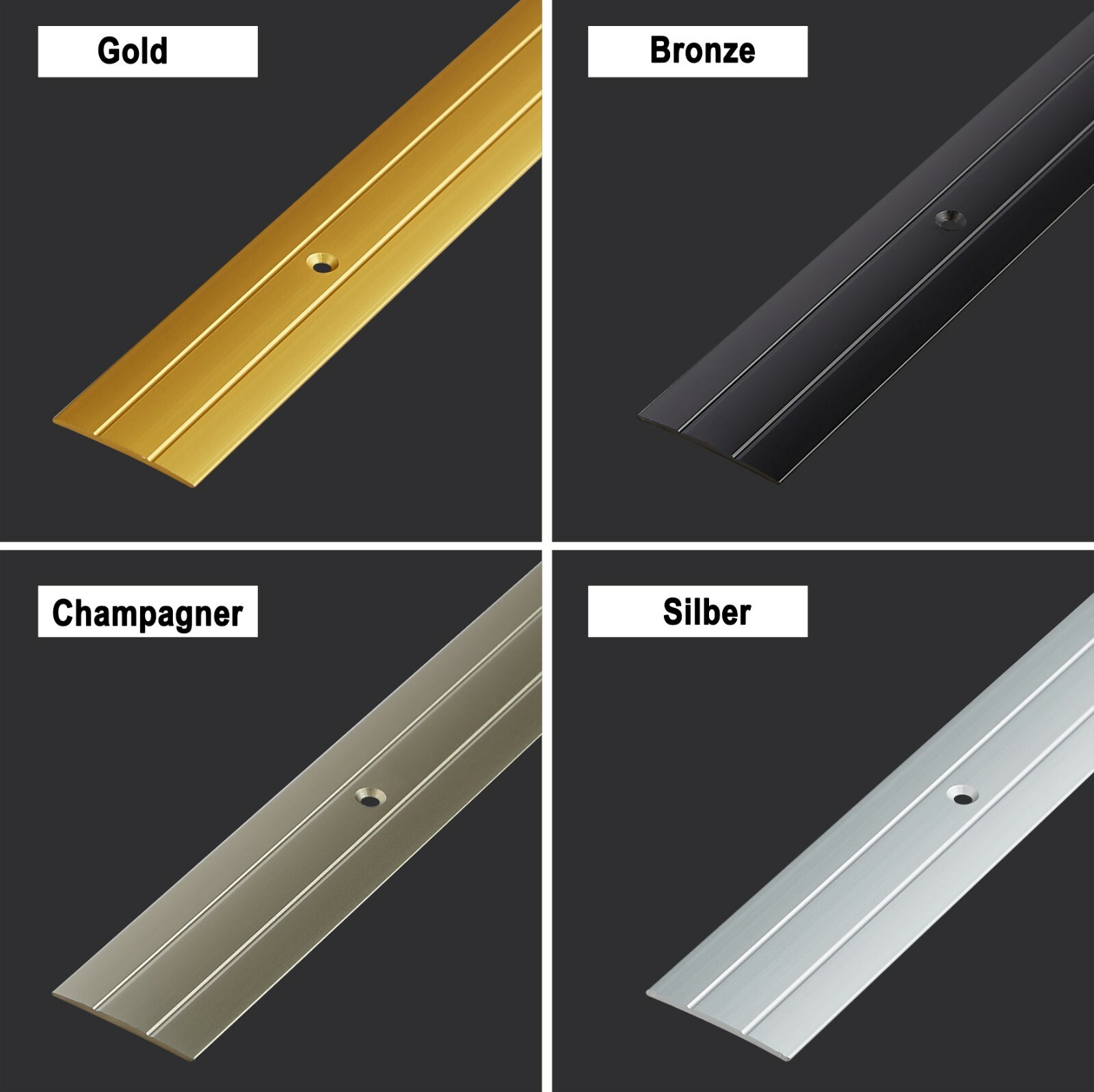 Übergangsprofil Selbstklebend 5cmx3m - T-Profil Für Bodenübergänge