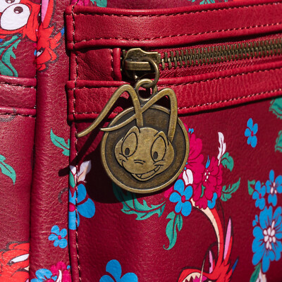 Loungefly Disney Princess Mulan Mushu Floral Allover Print  display picture 3