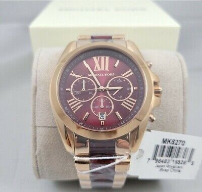 Michael Kors MK6270 Bradshaw Chronograph Two Tone Bracelet Michael Kors MK6270 Bradshaw Chronograph Two Tone Bracelet