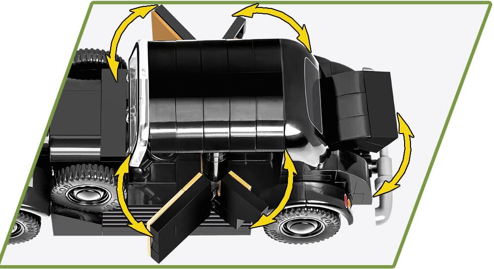 Cobi 2277 1 35 Scale German Staff Car Type 230 Model Kit for sale