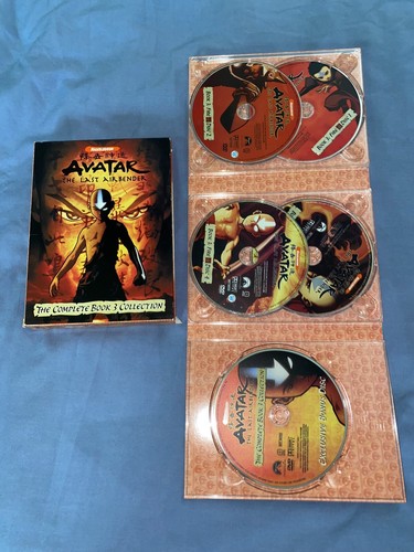 Nickelodeon AVATAR The Last Airbender DVD Set Complete Book Collection 1/2/3 - Picture 4 of 10