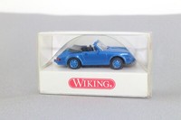 Wiking H0 1:87 Modellauto Porsche 911 Cabrio Blau 162 02 18 Neu Ovp Nos