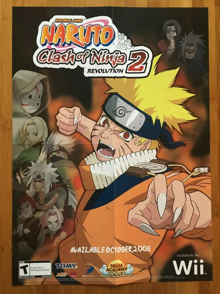 Naruto Ultimate Ninja Storm Revolution Framed Print Ad/Poster Official  Promo Art