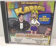 The Singing Machine Hot Females Volume 1 Karaoke CD On Screen Lyrics 2001