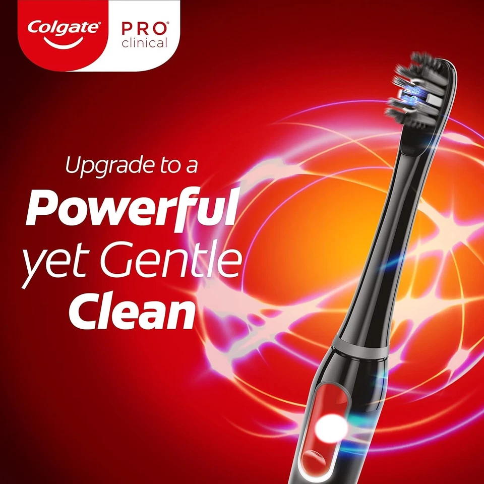 Colgate Pro Clinical Electric Power Toothbrush 250R Charcoal Rechargeable NEW - image 2 of 4