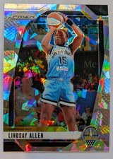 2024 Panini Prizm WNBA - Lindsay Allen Cracked Ice #107 Chicago Sky