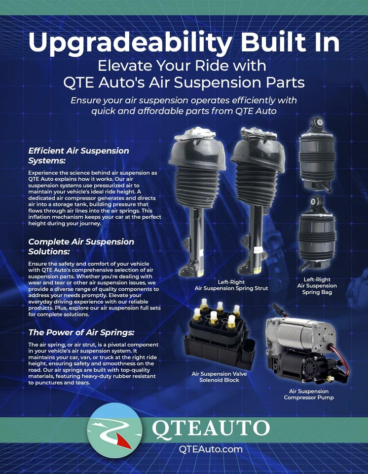 Air Suspension Compressor For 2008-2014 Mercedes-Benz CL63 AMG W/ Airmatic & ADS - Image 3 of 4