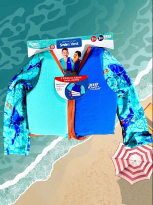 SwimSchool Grow with Me Swim Level 2-3, 3-6 Y. Long Sleeves Brand New.