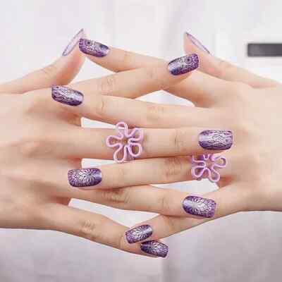 UV-Nagelfolie selbstklebende Nagelfolie Nailwraps