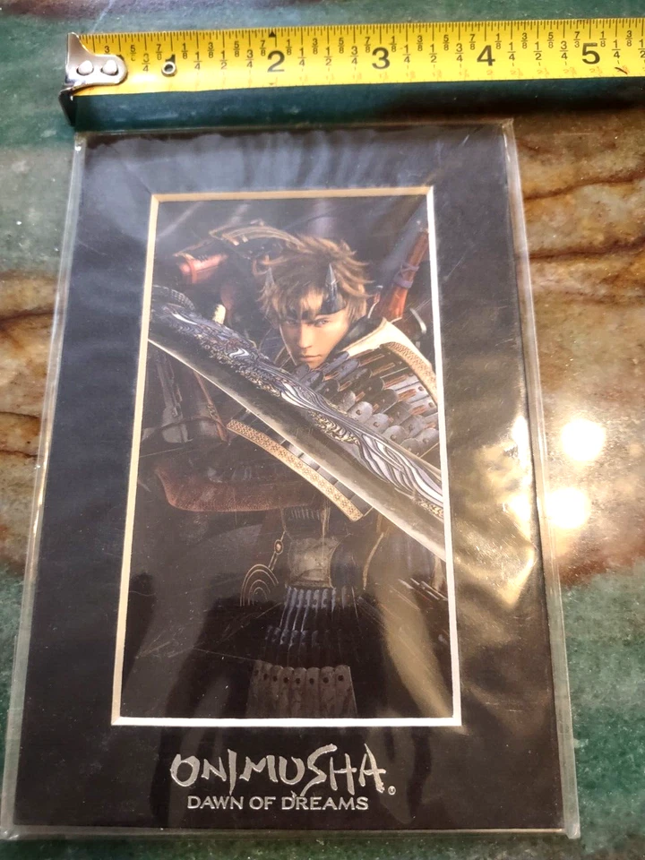 Onimusha Dawn of Dreams Capcom Art Print Promo Limited Edition Laser Cel NEW - Image 3 of 3