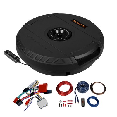 MUSWAY Reserverad Subwoofer Set passend für Volvo V60 (HPS) 2010-2018