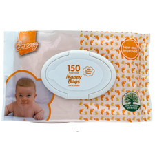 Fragranced Nappy Bags Disposable Scented Nappy Sacks 150 Nappy Bags