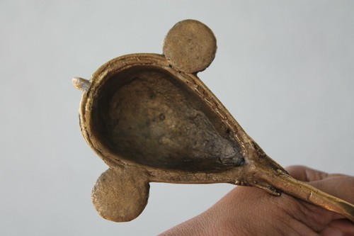 Elephant Wall Hook Bronze metal Coat Hook Antique Hanger VTG mid century modern - Picture 8 of 8