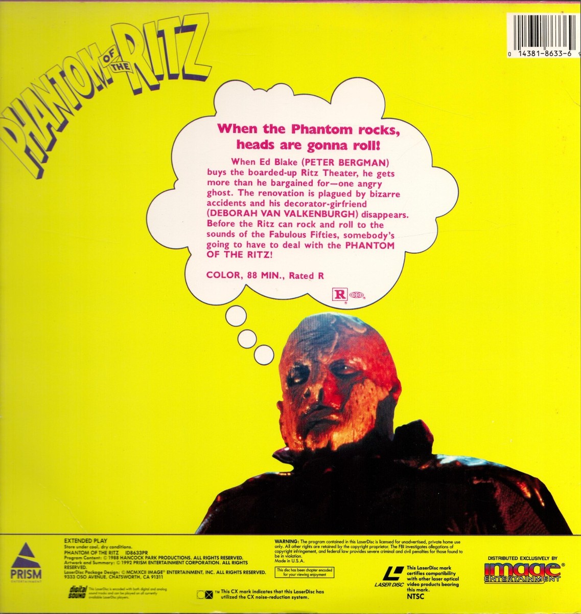 Phantom of the Ritz (1992) Laserdisc | eBay