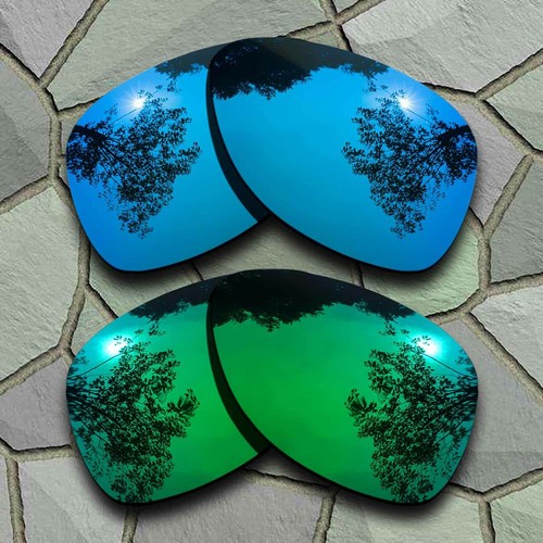 Blue&Jade Green Polarized Lenses Replacement For-RB3025-62
