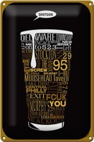 Blechschild Spruch 20X30 Cm Shotgun Dosenstechen Bier Deko Schild Tin Sign