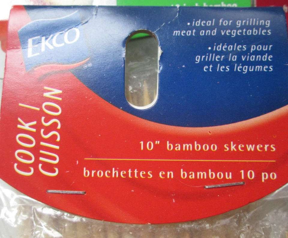 Lot of 225 Bamboo Skewers in 3 packages *BRAND NEW / UNOPENED* - Image 4 of 4