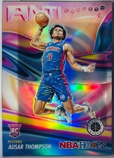 Ausar Thompson 2023-24 NBA Hoops Premium Stock Anti Gravity Silver Rookie RC #8