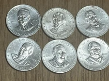 Mr President Shells Coin Game Lot Of 6 Past  President’s Collectibles