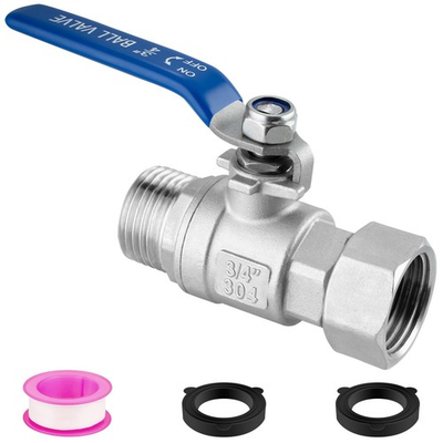 #ad #ad Garden Hose Shut Off Valve 304 Stainless Steel 3 4quot; GHT Full Flow Water Hose ... $13.62