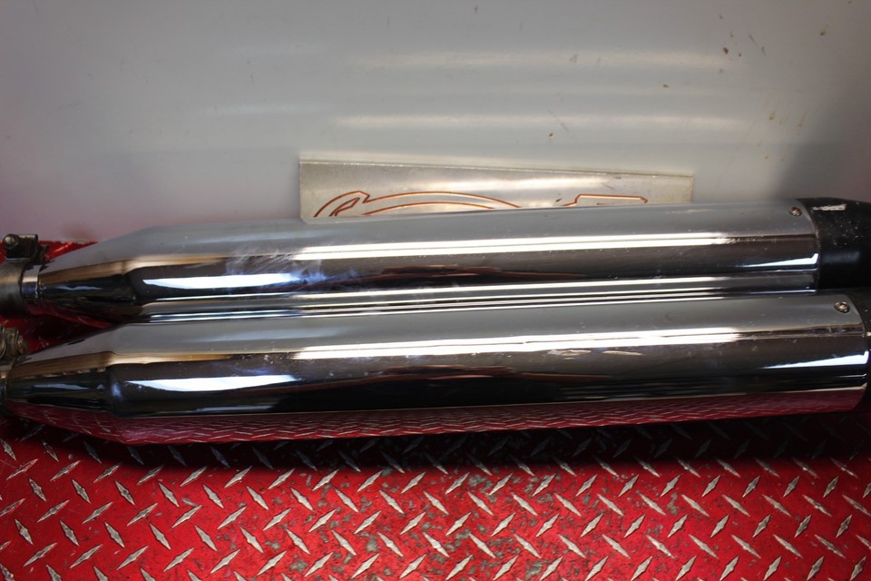 2011 HARLEY DAVIDSON ELECTRA GLIDE SLIP ONS EXHAUST MUFFLERS 3 INCH ...