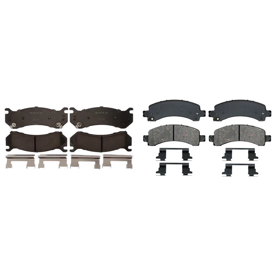 Керамические тормозные колодки передние и задние для Chevrolet Express 1500 2008 2007-2003 годов выпуска - Изображение 4 из 4