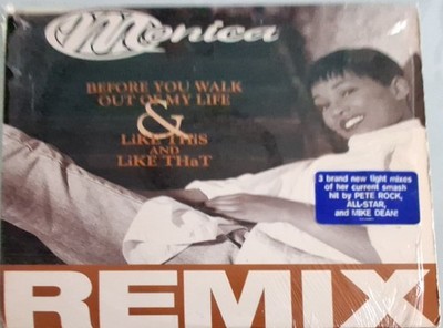 Monica   Before You Walk Out Of My Life & Like This And Like That (Remix) 12''