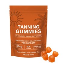 Tanning Gummies, with Vitamin C  E, Astaxanthin, Beta Carotene