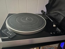 vinyl record player with speakers timitt