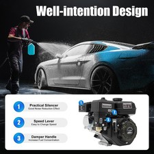 7.5HP Gas Engine 4-Stroke 212cc for Honda GX160 Go Kart Log Splitter Mini Bike