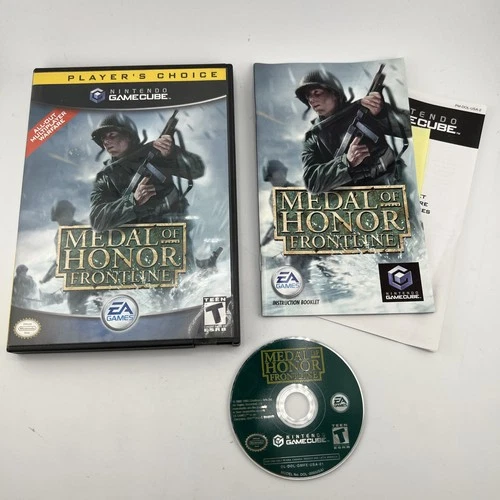 Medal of Honor Frontline (Nintendo GameCube) CIB Complete w/ Manual TESTED