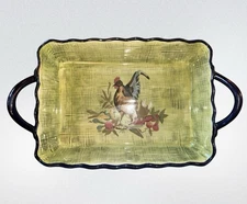 Tracy Potter The Storehouse Farm Collection Handled Baking Dish Rooster