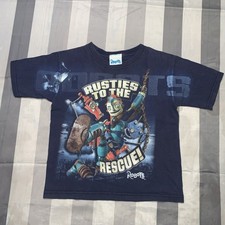 Vintage 2005 Robots Rusties To The Rescue Movie Animated promo t-shirt 5T