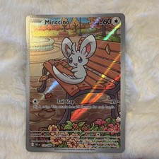 Minccino 152/086 Full Art Holo Illustration Rare SV Black Bolt on eBay