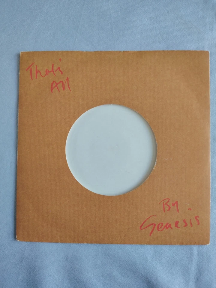 GENESIS "THAT'S ALL" 1983 7" VINYL SINGLE IN A DIE CUT PICTURE SLEEVE - Image 2 of 4