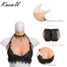 New silicone breast lace bra button design for easy wearing fit for crodressing