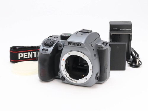 Pentax K-70 Silver Body Shutter Count 47 Used, AB Condition, 1-Week Return