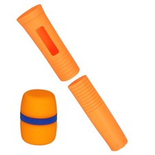 Wireless Handheld Microphone Handle Sleeve, with Cover Foam, Orange