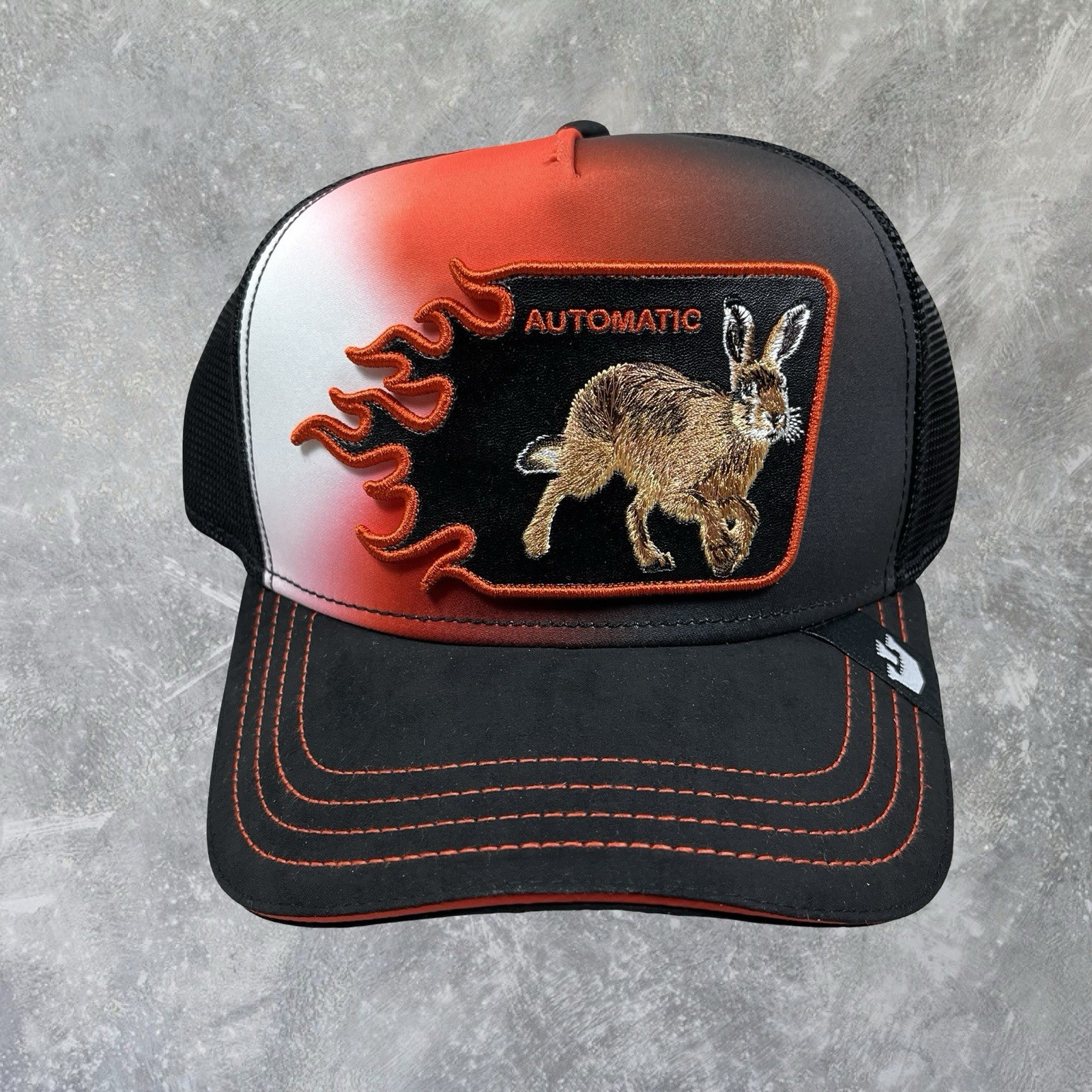 Goorin Bros Hat Automatic Jack Rabbit Animal The Farm Trucker Multi-Color image 2