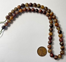 GENUINE AGATE 8 MM ROUND SMOOTH BEAD STRAND 16" BELOW WHOLESALE
