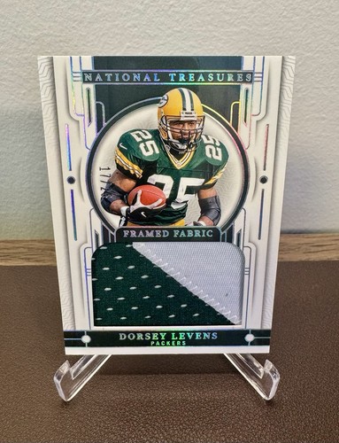 2023 Tesori Nazionali #FFA-DLS Dorsey Levens tessuto incorniciato 2 colori argento #/25 - Foto 1 di 2