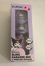 Kuromi Karaoke Microphone Hello KITTY BLING MIC Bluetooth Speaker Wireless NIB