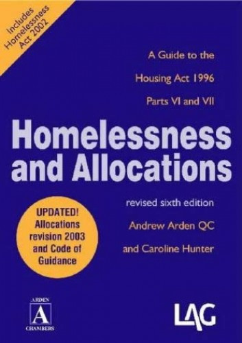 Homelessness and Allocations: A Gui..., Hunter, Profess