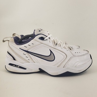 Nike Mens Air Monarch IV 416355-102 White Leather Casual Walking Shoes Size 11 W