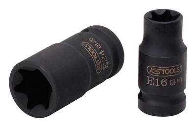 KS Tools 1/2'' Torx-E-Kraft-Stecknuss, kurz, E10 - 911.0958