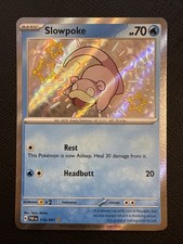 The Pokemon Company Slowpoke 116/091 Baby Shiny Rare Paldean Fates Pokemon - NM