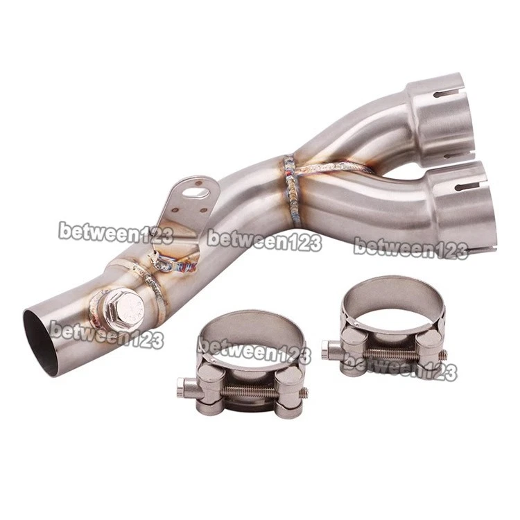 For Yamaha YZF-R6 R6 2006-2025 Exhaust Middle Link Pipe Connect Stock Muffler - Image 4 of 4