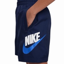 Nike Boys Big Kid Sportswear Club Woven Shorts Athletic Pockets Navy Blue Medium